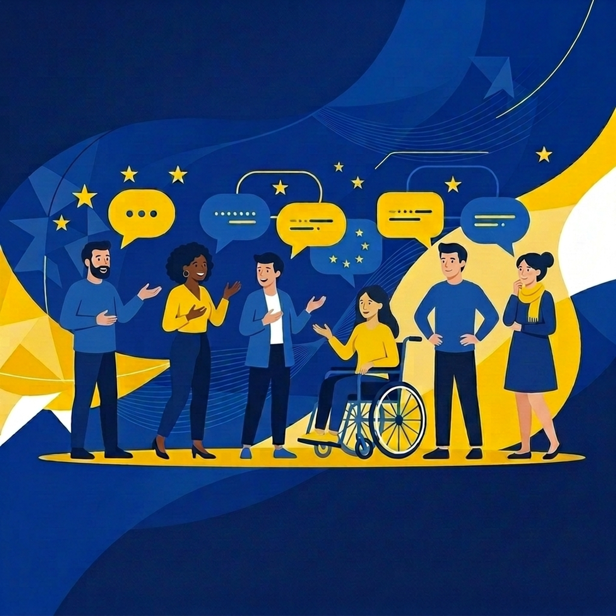 Illustration Stimmen & Dialoge