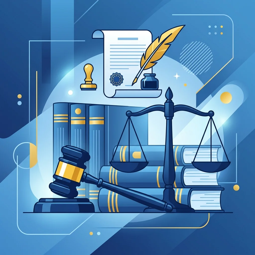 Illustration Impressum – Rechtliche Angaben und Kontakt