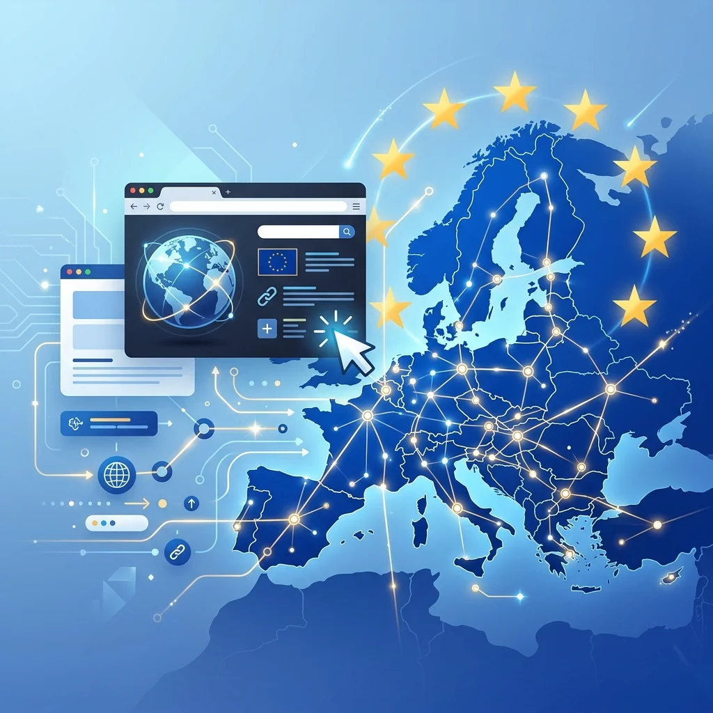 Illustration Europäische Union Links