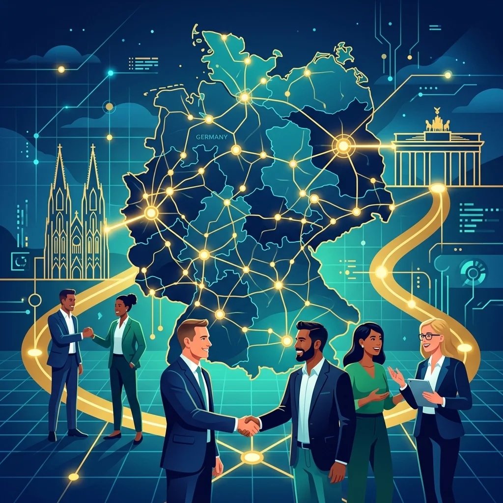 Illustration Nationales Netzwerk