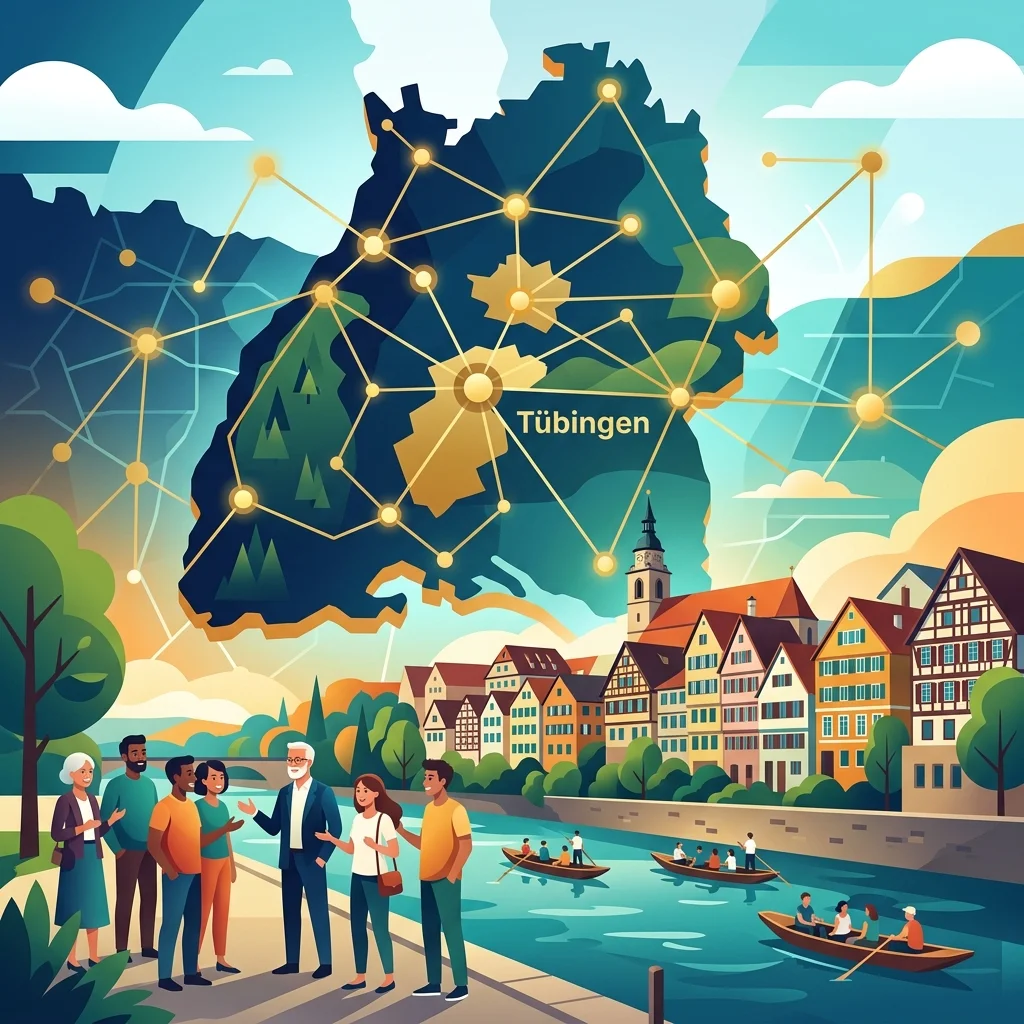 Illustration Regionales Netzwerk