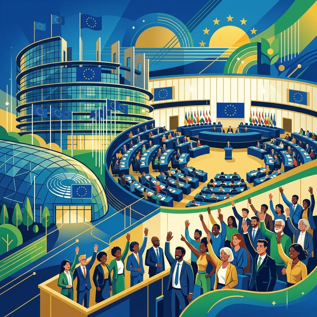 Illustration Europäisches Parlament